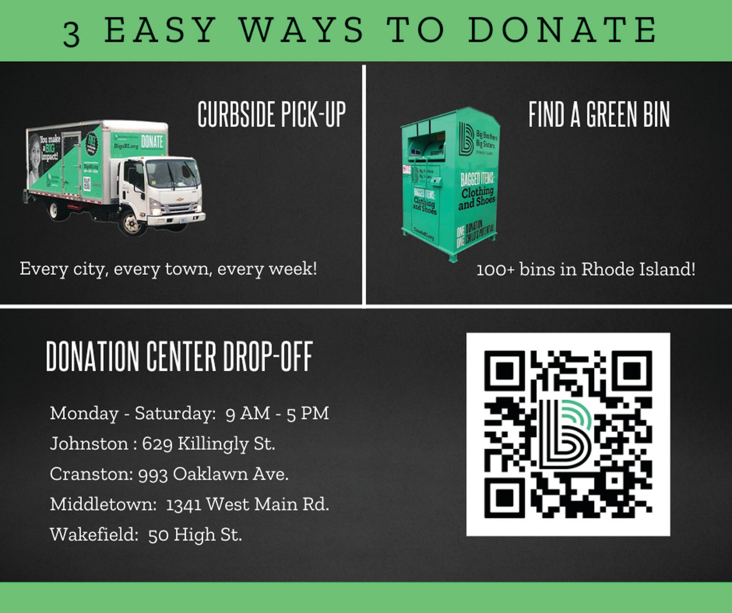 3 Ways to Give with QR code